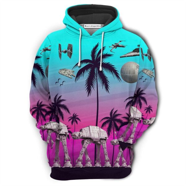 Star Wars Summer Beaches  Movie 3D Hoodie