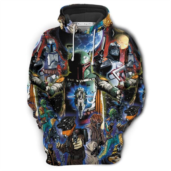 Star Wars The Bounty Hunters Star Wars  Movie 3D Hoodie