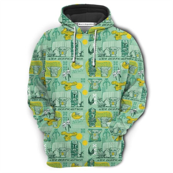 Star Wars Tiki Tropical  Movie 3D Hoodie