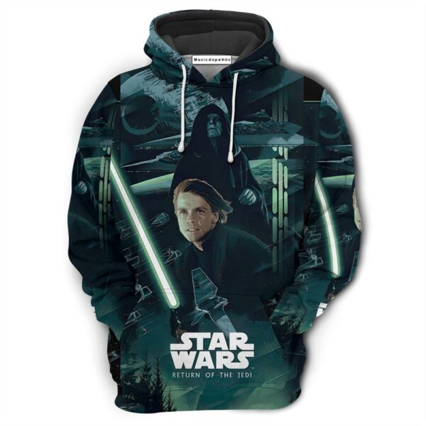 Starwars Anakin Skywalker Return Of The Jedi  Movie 3D Hoodie