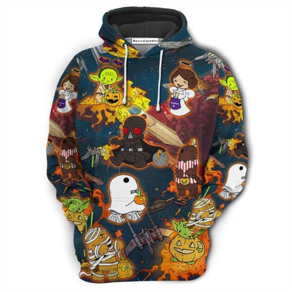 Starwars Halloween Tricks Are The Path To The Dark Side Better To Treat It Is  Movie 3D Hoodie