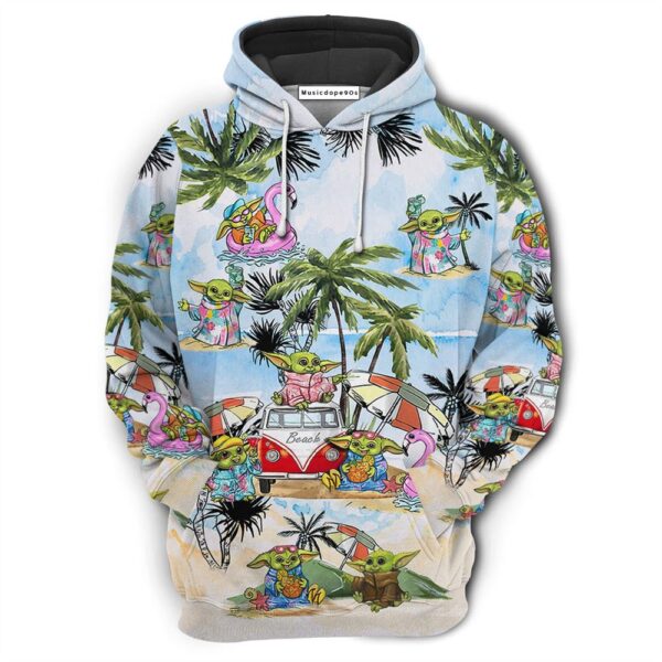 Sw Disney Baby Yoda So Cool  Movie 3D Hoodie