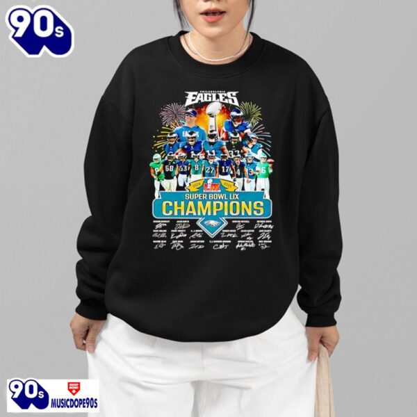 2024 2025 Super Bowl LIX Champions Eagles Shirt