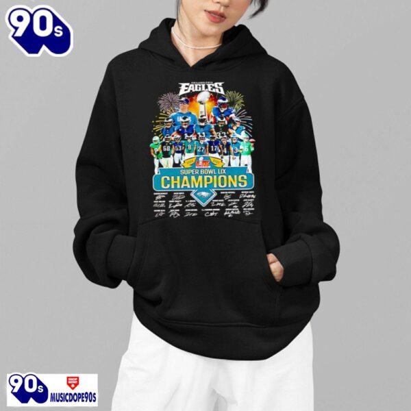 2024 2025 Super Bowl LIX Champions Eagles Shirt