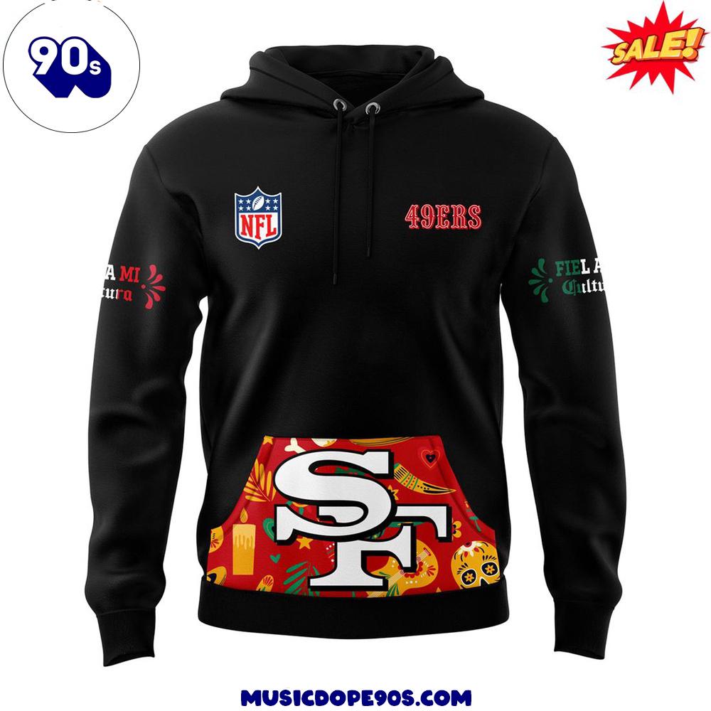 2024 Men’s San Francisco 49ers Fiel A Mi Latino Hoodie 2024 Men’s San Francisco 49ers Fiel A Mi Latino Hoodie