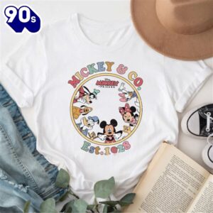 100 Years Disney Characters Retro…