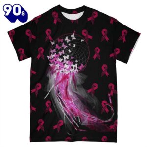 3D Breast Cancer Butterfly Dreamcatcher…