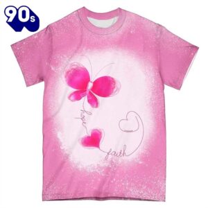 3D Breast Cancer Butterfly Hope…