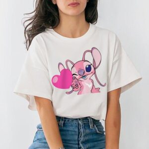 Angel Shirt Angel Valentine Shirt Disney Shirt Stitch And Angel