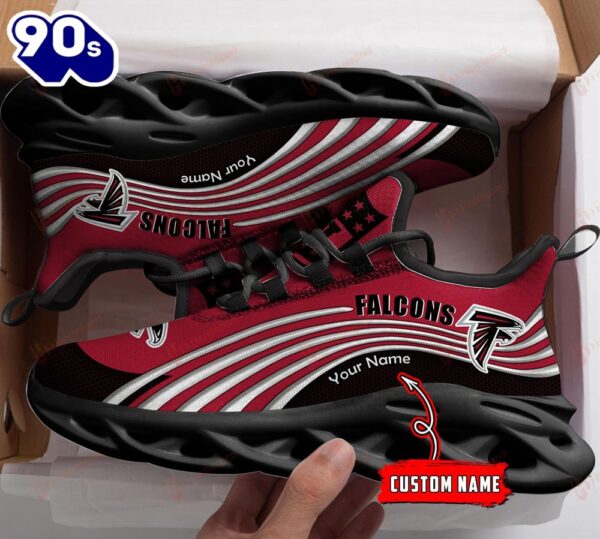 Atlanta Falcons NFL Personalized Clunky Shoes Running Adults