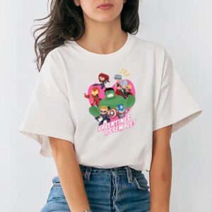 Avengers Valentines T-Shirt Disney Family…