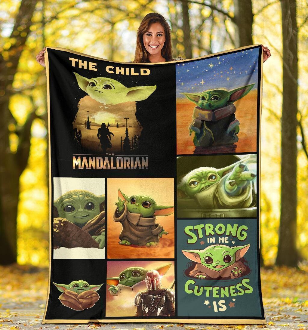 Baby Yoda Blanket The Child The Mandalorian Funny For Fan Baby Yoda Blanket The Child The Mandalorian Funny For Fan