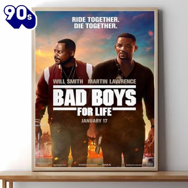 Bad Boys 4 For Life Movie Poster Wall Art Home Decor