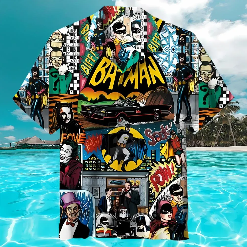 Batman 1966 Cartoon Poster Movie Hawaiian Shirt