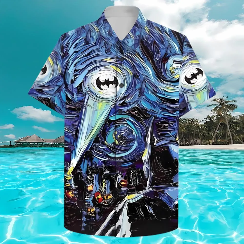 Batman Starry Night Theme Hawaiian…