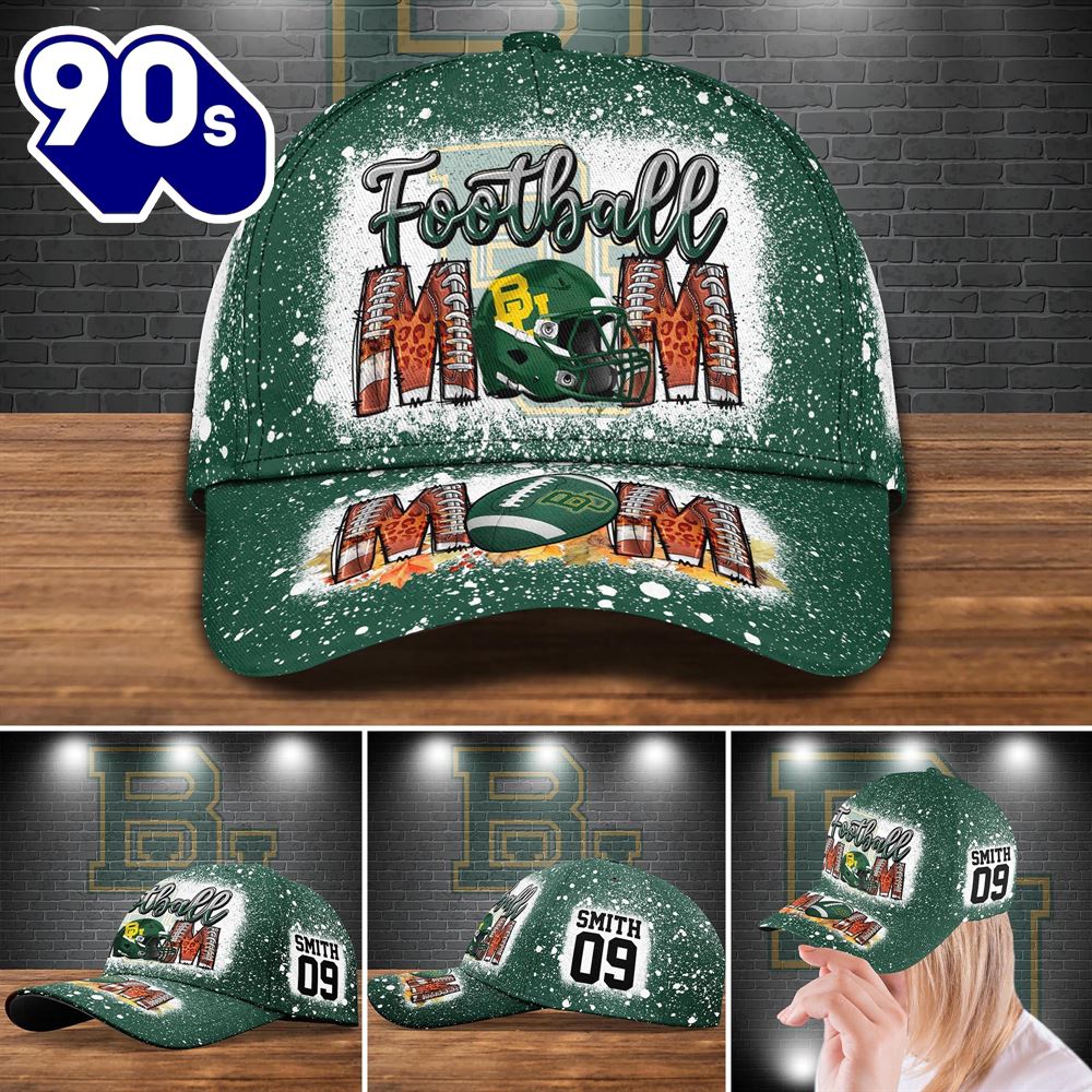 Baylor Bears Bleached Cap Custom Your Name And Number NCAA Cap Baylor Bears Bleached Cap Custom Your Name And Number NCAA Cap