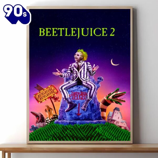 Beetlejuice 2 Movie Poster Best Print Art
