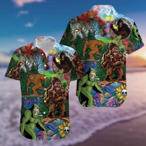 Bigfoot Wild Free Hippie Hawaiian…