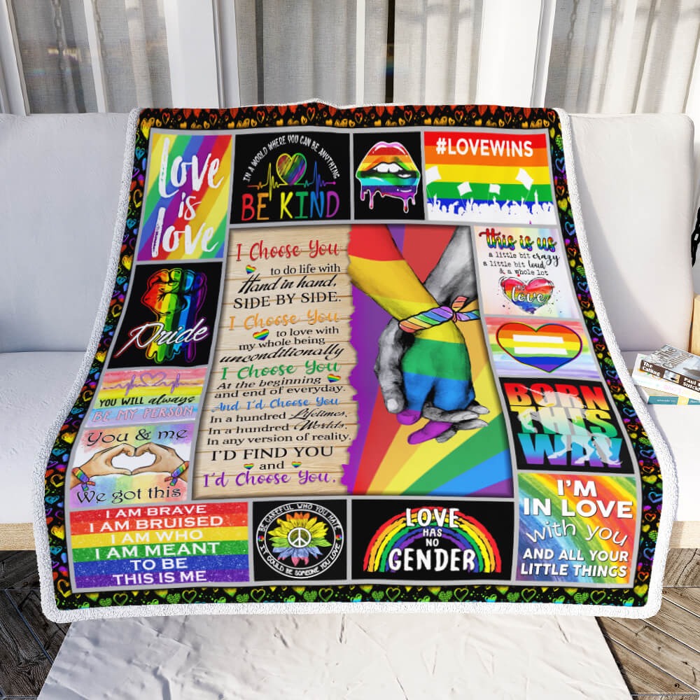 Blanket For Lgbt, Pride Blanket Love Is Love Rainbow Blankets For Couple Gay Man, Love Has No Gender Blankets Blanket For Lgbt, Pride Blanket Love Is Love Rainbow Blankets For Couple Gay Man, Love Has No Gender Blankets