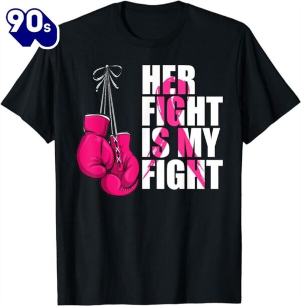 Breast Cancer Awareness Husband Support Squad Shirt