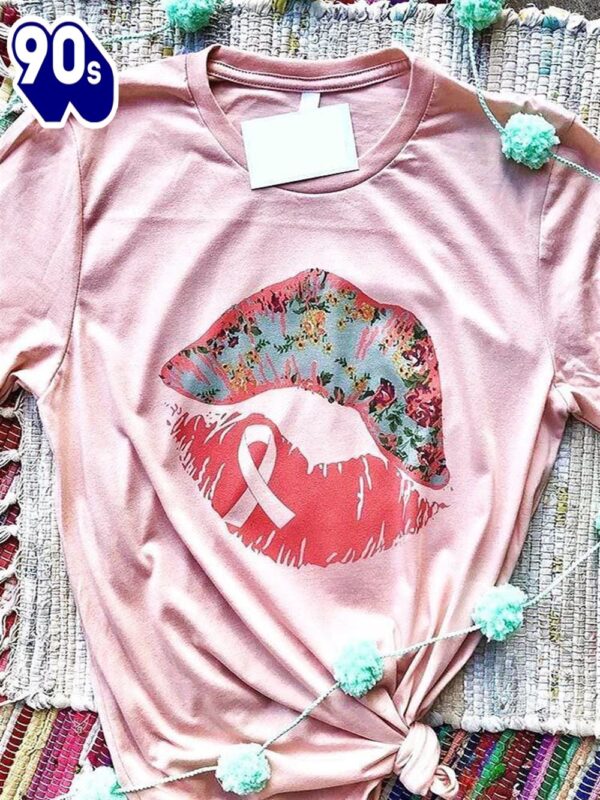 Breast Cancer Women Lips – Breast Cancer Awareness Shirt