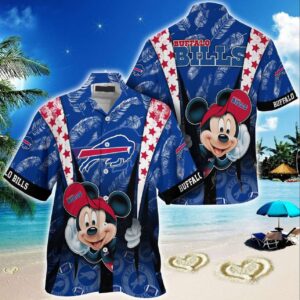 Buffalo Bills Mickey Mouse  NFL Hawaiian Shirt