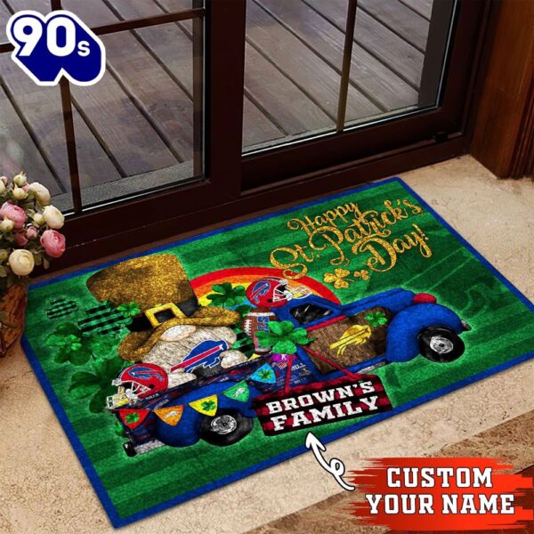 Buffalo Bills NFL-Custom Doormat For The Celebration Of Saint Patrick’s Day