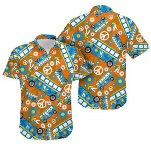 Camping Hippie Hawaiian Shirt –…