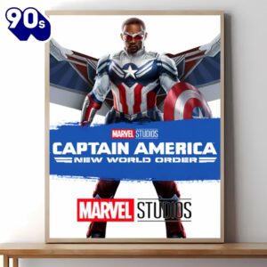 Captain America Brave New World 2024 Movie Poster For Fans