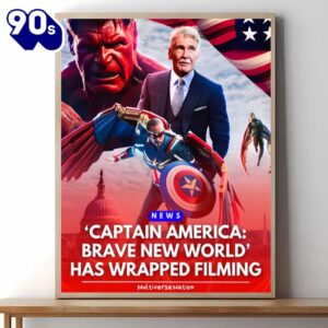 Captain America Brave New World Movie Poster For Fans
