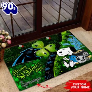 Carolina Panthers NFL-Custom Doormat The…