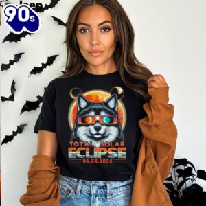Cat Eclipse Viewer Total Solar Eclipse 2024 T Shirt