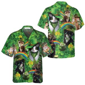 Cats Saint Patrick’s Day Aloha…
