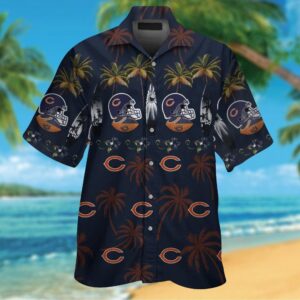Chicago Bears Short Sleeve Button…