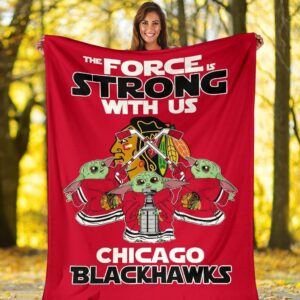 Chicago Blackhawks Baby Yoda Fleece…