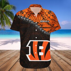 Cincinnati Bengals Hawaii Shirt Grunge…