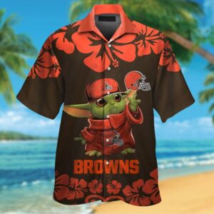 Cleveland Browns Baby Yoda Short…