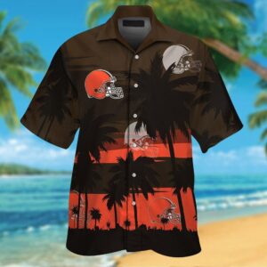 Cleveland Browns Short Sleeve Button…