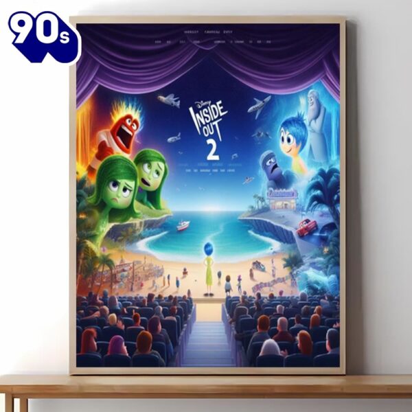 Coming Soon Inside Out 2 Movie Poster Canvas