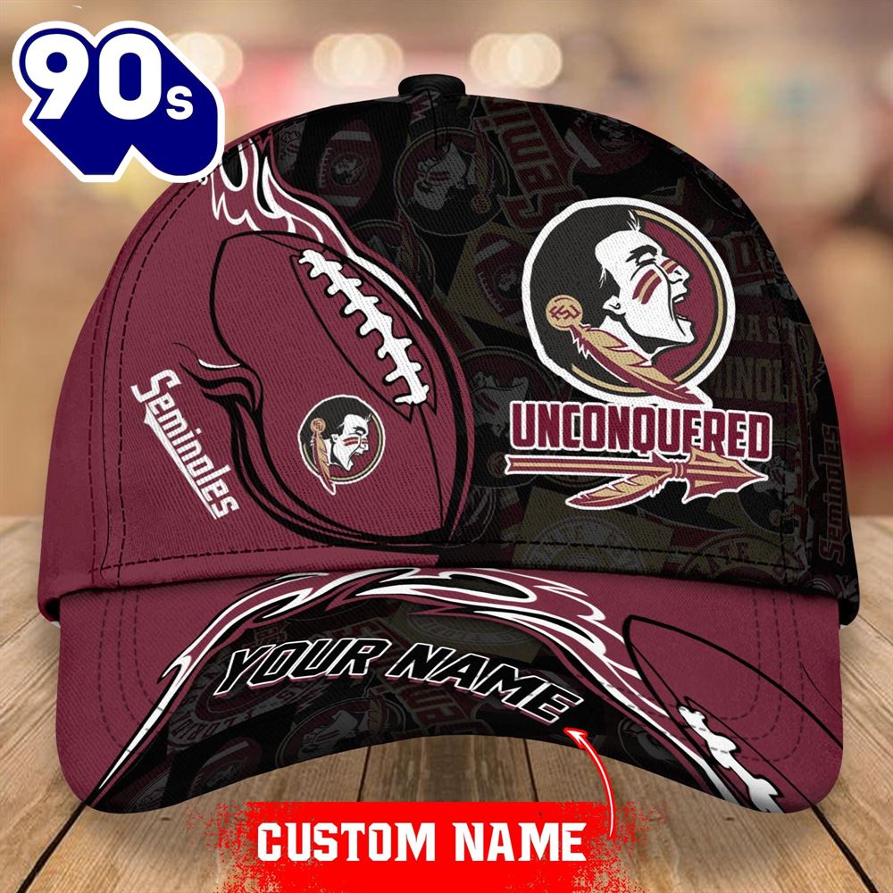 Custom Florida State Seminoles Unisex Adults Adjustable Snapback Sportswear NCAA Cap Custom Florida State Seminoles Unisex Adults Adjustable Snapback Sportswear NCAA Cap