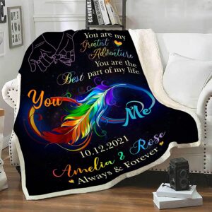 Custom Lgbt Blanket For Couple…