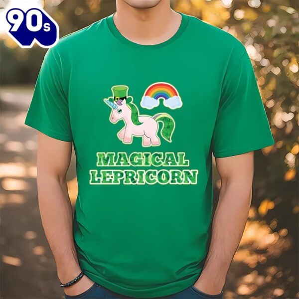 Cute Magical Lepricorn For St Patrick’s Day T-shirt