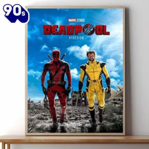 Deadpool 3 Movie Marvel Film Wall Art Print Poster