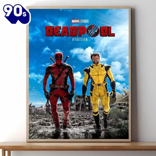 Deadpool 3 Movie Marvel Film Wall Art Print Poster