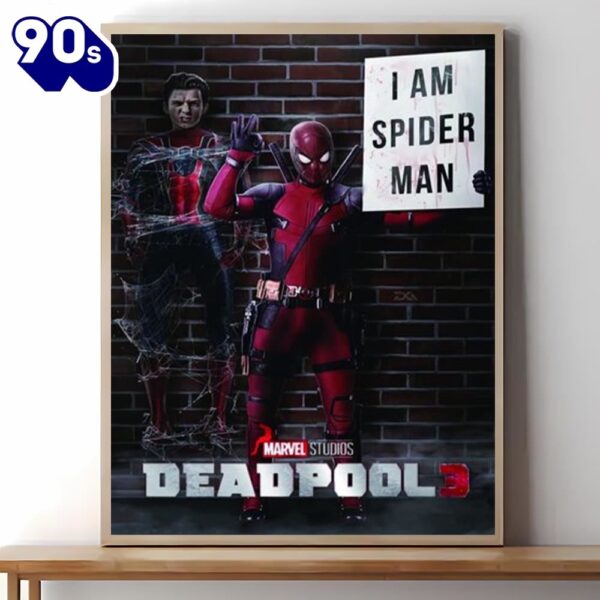 Deadpool 3 Movie Poster Canvas Wall Art