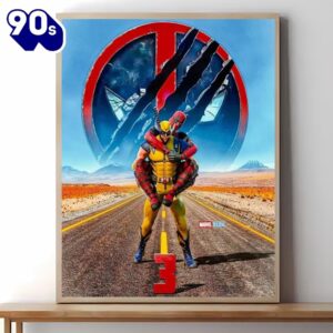 Deadpool 3 Movie Wall Art Print Cinema Poster