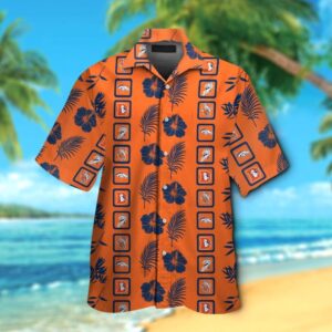Denver Broncos Short Sleeve Button…