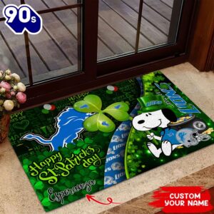 Detroit Lions NFL-Custom Doormat The…