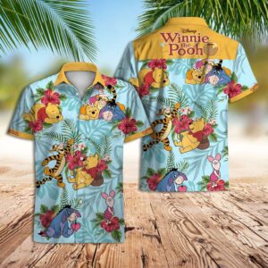 Disney Hawaiian Shirt Summer Beach…