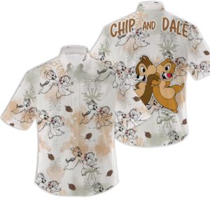 Disney Hawaiian Shirt Summer Beach…